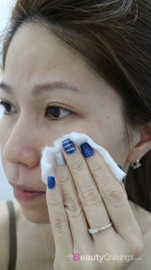 Wipe face vigorously with pH Prep Solution (40% Glycolic Acid Peel - MUAC)