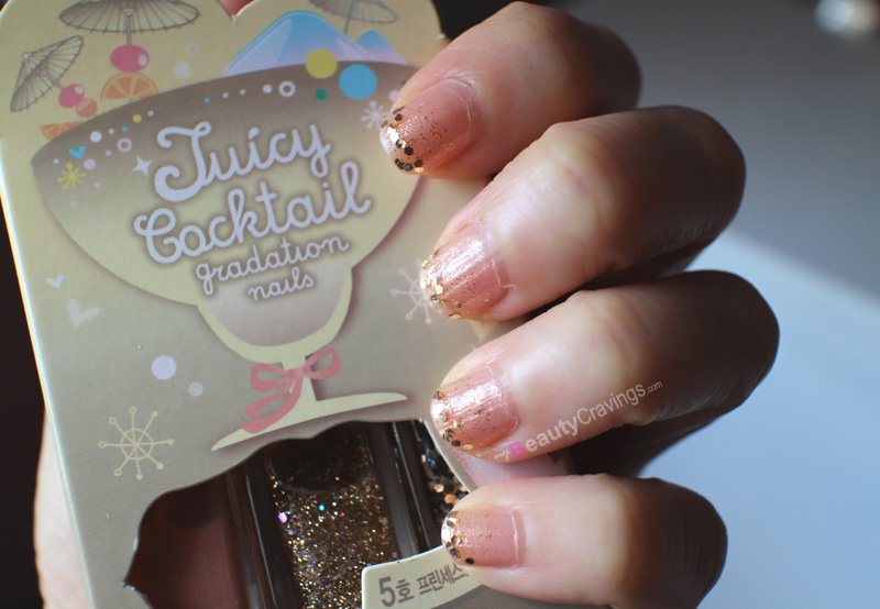 Etude Juicy Cocktail Gradation Nails Etude Juicy Cocktail Gradation Nails