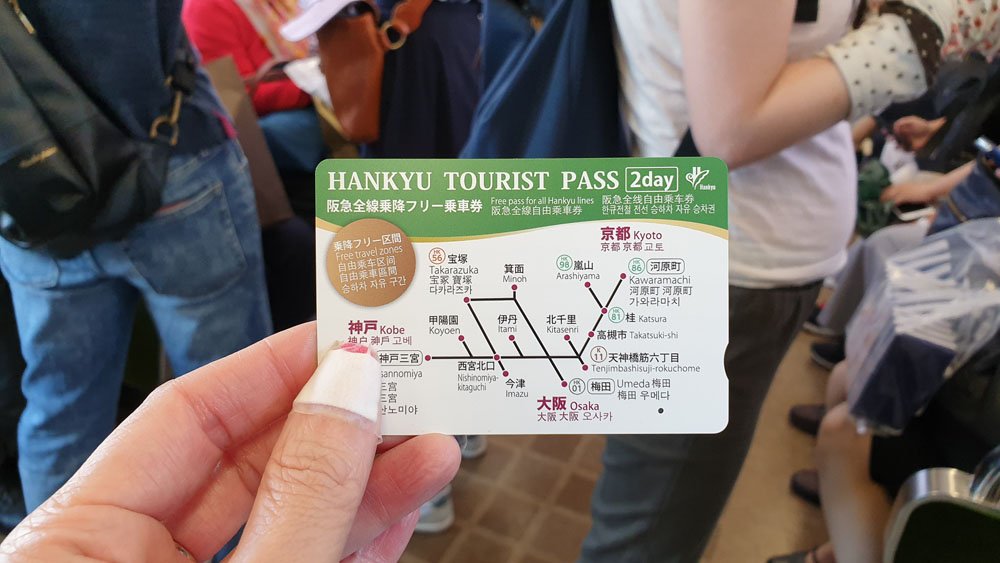 Hankyu 2 Days Pass itinerary