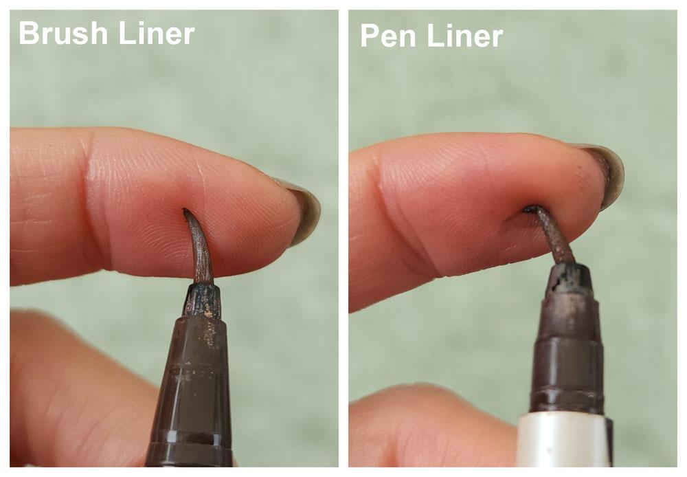 Clio Brush vs Pen eyeliners