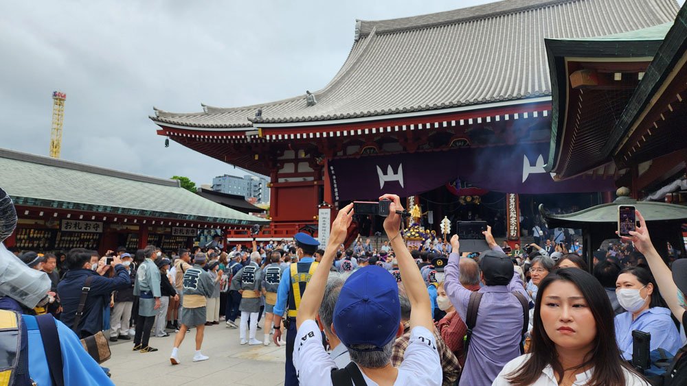 Senso-ji Temple during Sanja Matsuri Festival
