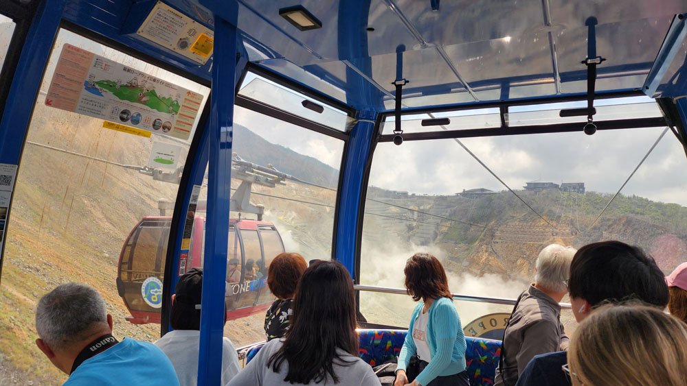 Ropeway to Owakudani