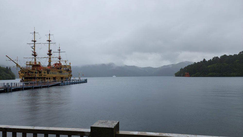 Lake Ashi Rainy Day