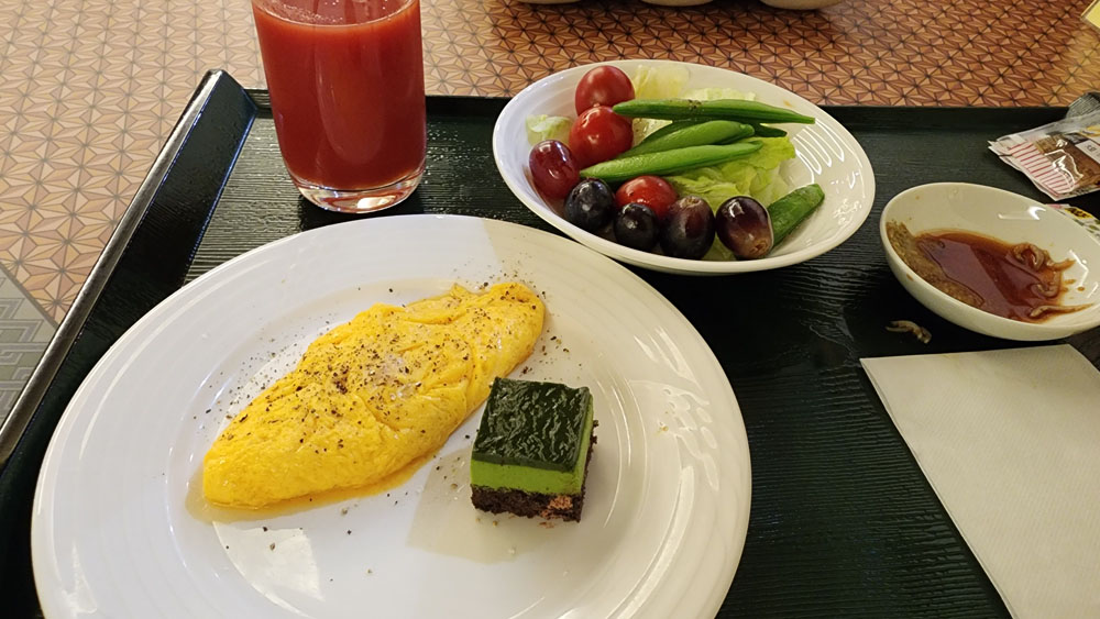 Tenseien Hotel breakfast